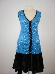turquoise flapper dress sizes s,m,l,xl, 2x