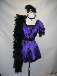 Purple Saloon Dress